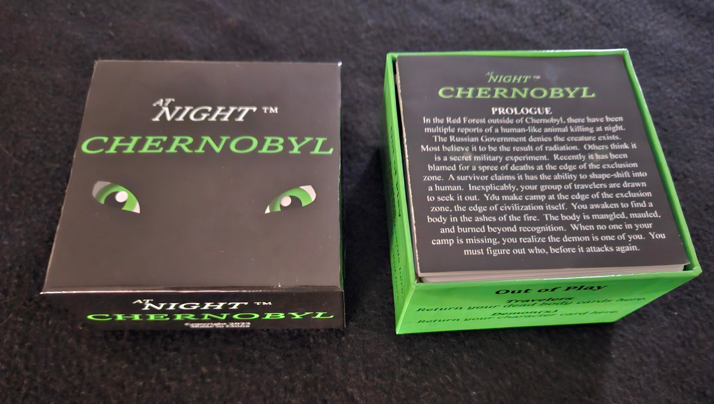At Night Chernobyl Card Game