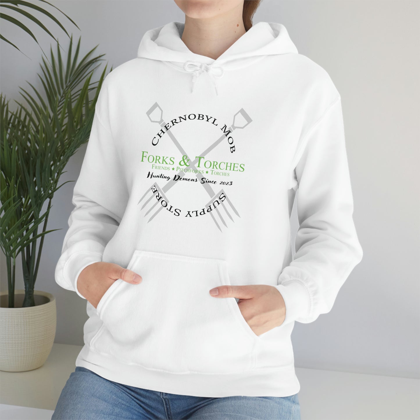 Forks and Torches Chernobyl Unisex Hoodie