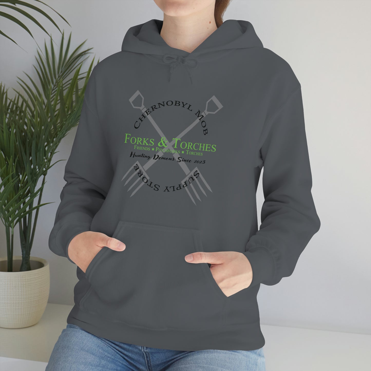 Forks and Torches Chernobyl Unisex Hoodie