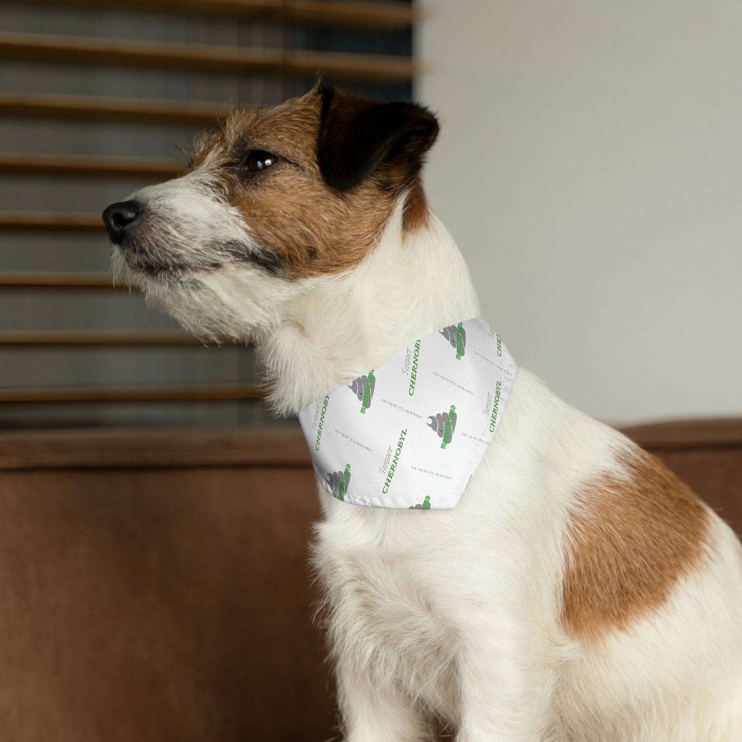 Monster Turd Chernobyl Pet Bandana Collar