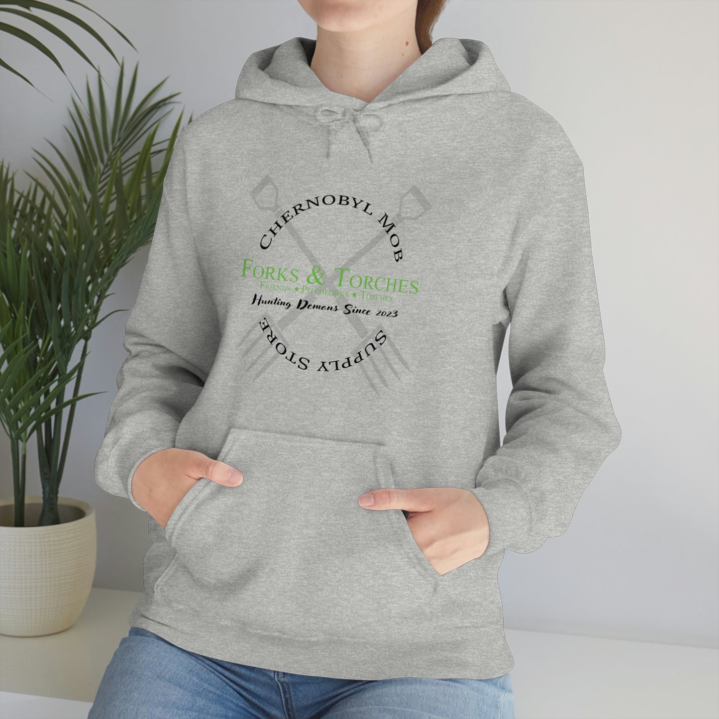 Forks and Torches Chernobyl Unisex Hoodie